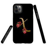 For iPhone 11 Pro Case, Tough Protective Back Cover, Embellished Letter X | Protective Cases | iCoverLover.com.au