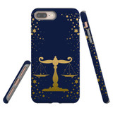 For iPhone 8+ Plus/7+ Plus Case, Tough Protective Back Cover, Libra Drawing | Protective Cases | iCoverLover.com.au