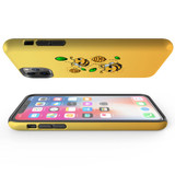 For iPhone 14 Pro Max/14 Pro/14 and older Case, Protective Back Cover, Honey Bees | Shockproof Cases | iCoverLover.com.au