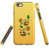 For iPhone 6 & 6S Case, Tough Protective Back Cover, Honey Bees | Protective Cases | iCoverLover.com.au