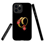 For iPhone 12 / 12 Pro Case, Tough Protective Back Cover, Embellished Letter O | Protective Cases | iCoverLover.com.au