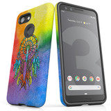 For Google Pixel 3 Case, Tough Protective Back Cover, Colourful Dreamcatcher | Protective Cases | iCoverLover.com.au