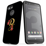 For Google Pixel 3 Case, Tough Protective Back Cover, Embellished Letter B | Protective Cases | iCoverLover.com.au