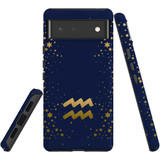 For Google Pixel 6 Case, Protective Back Cover,Aquarius Sign | Shielding Cases | iCoverLover.com.au