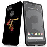 For Google Pixel 3 XL Case, Tough Protective Back Cover, Embellished Letter F | Protective Cases | iCoverLover.com.au