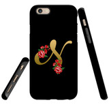 For iPhone 14 Pro Case Tough Protective Cover, Embellished Letter N | Shielding Cases | iCoverLover.com.au