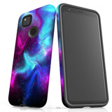 For Google Pixel 4a Case, Tough Protective Back Cover, Abstract Galaxy | Protective Cases | iCoverLover.com.au