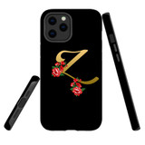 For iPhone 12 Pro Max Case, Tough Protective Back Cover, Embellished Letter Z | Protective Cases | iCoverLover.com.au