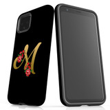 For Google Pixel 4 Case, Tough Protective Back Cover, Embellished Letter M | Protective Cases | iCoverLover.com.au