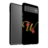 For Google Pixel 6 Case, Protective Back Cover,Embellished Letter W | Shielding Cases | iCoverLover.com.au