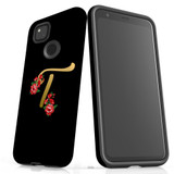 For Google Pixel 4 Case, Tough Protective Back Cover, Embellished Letter T | Protective Cases | iCoverLover.com.au