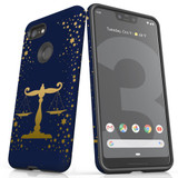 For Google Pixel 3 XL Case, Tough Protective Back Cover, Libra Drawing | Protective Cases | iCoverLover.com.au