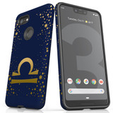 For Google Pixel 3 XL Case, Tough Protective Back Cover, Libra Sign | Protective Cases | iCoverLover.com.au