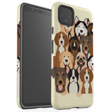 For Google Pixel 5/4a 5G,4a,4 XL,4/3XL,3 Case, Tough Protective Back Cover, Seamless Dogs | Protective Cases | iCoverLover.com.au