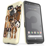 For Google Pixel 6 Pro Case Tough Protective Cover Seamless Dogs