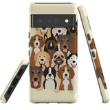 For Google Pixel 4 Case, Tough Protective Back Cover, Seamless Dogs | Protective Cases | iCoverLover.com.au