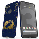 For Google Pixel 3 XL Case, Tough Protective Back Cover, Pisces Drawing | Protective Cases | iCoverLover.com.au