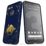 For Google Pixel 3 Case, Tough Protective Back Cover, Taurus Drawing | Protective Cases | iCoverLover.com.au