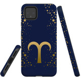 For Google Pixel 7, 6 Pro, 5, 4A 5G, 4A, 4 XL, 4 Case, Tough Protective Back Cover, Aries Sign | Protective Cases | iCoverLover.com.au