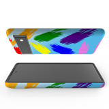 For Google Pixel 5/4a 5G,4a,4 XL,4/3XL,3 Case, Tough Protective Back Cover, Rainbow Brushes | Protective Cases | iCoverLover.com.au