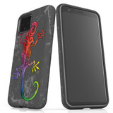 For Google Pixel 4 Case, Tough Protective Back Cover, Colorful Lizard | Protective Cases | iCoverLover.com.au