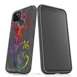 For Google Pixel 5 Case, Tough Protective Back Cover, Colorful Lizard | Protective Cases | iCoverLover.com.au