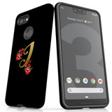 For Google Pixel 3 XL Case, Tough Protective Back Cover, Embellished Letter I | Protective Cases | iCoverLover.com.au
