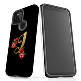 For Google Pixel 4a 5G Case, Tough Protective Back Cover, Embellished Letter I | Protective Cases | iCoverLover.com.au