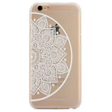 White Half Mandala Clear iPhone 6 Plus & 6S Plus Case | Fashion iPhone 6 PLUS & 6S PLUS Cases | Fashion iPhone 6 PLUS & 6S PLUS Covers | iCoverLover