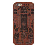 Tribal Wood iPhone 6 & 6S Case | Wooden iPhone Cases | Wooden iPhone 6 & 6S Covers | iCoverLover