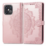 For iPhone 13, 13 mini Case, Mandala Design Wallet Cover, Rose Gold | PU Leather Cases | iCoverLover.com.au
