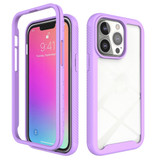 For iPhone 13 Pro Case Starry Sky Solid Color Series Protective Armour Cover, Purple | Plastic Cases | iCoverLover.com.au