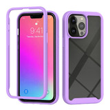 For iPhone 13 Pro Max Case Starry Sky Solid Color Series Protective Armour Cover, Purple | Plastic Cases | iCoverLover.com.au