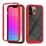 For iPhone 13 Pro Max Case Starry Sky Solid Color Series Protective Armour Cover, Red | Plastic Cases | iCoverLover.com.au
