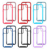 For iPhone 13 Pro Max Case Starry Sky Solid Color Series Protective Armour Cover, Red | Plastic Cases | iCoverLover.com.au