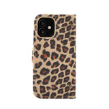 For iPhone  13, 13 Pro, 13 mini Case, Leopard Print Wallet Cover, Yellow | PU Leather Cases | iCoverLover.com.au