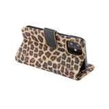 For iPhone  13, 13 Pro, 13 mini Case, Leopard Print Wallet Cover, Yellow | PU Leather Cases | iCoverLover.com.au