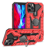 For iPhone 13 Pro Max Case Tough Protective Cover Magnetic Ring Holder Red