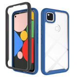 For Google Pixel 4a Case, Protective Clear-Back Cover in Royal Blue | iCoverLover Australia