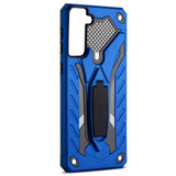 Samsung Galaxy S21 FE Case, Armour Shockproof Cover, Stand, Blue | Protective Cases | iCoverLover.com.au