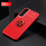 For Samsung Galaxy S22 Ultra/S22+ Plus/S22 Case, Ring Holder Protective TPU Cover, Red | Armour Cases | iCoverLover.com.au