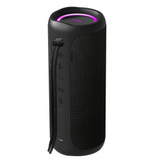 EFM Austin Pro Bluetooth Speaker with LED Colour Glow, Charcoal Black | iCoverLover.com.au