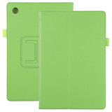 For Samsung Galaxy Tab A8 10.5in (2021) Case, Lychee Texture Solid Colour, PU Leather Cover, Green | Folio Cases | iCoverLover.com.au