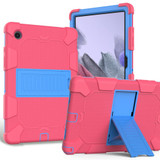 For Samsung Galaxy Tab A8 10.5in (2021) Case, Protective Armour Cover, Stand, Rose Red + Blue | Shielding Cases | iCoverLover.com.au