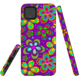 For Google Pixel 4XL Case, Protective Back Cover,Purple Floral Design | Shielding Cases | iCoverLover.com.au