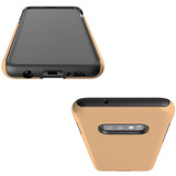 For Samsung Galaxy S Series Case, Protective Back Cover, Peach Orange | Shielding Cases | iCoverLover.com.au