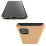 For Samsung Galaxy A Series Case, Protective Back Cover, Peach Orange | Shielding Cases | iCoverLover.com.au