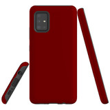 For Samsung Galaxy A51 4G Case, Protective Back Cover,Maroon Red | Shielding Cases | iCoverLover.com.au