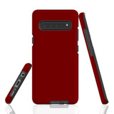 For Samsung Galaxy S10 5G Case, Protective Back Cover,Maroon Red | Shielding Cases | iCoverLover.com.au