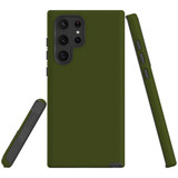 For Samsung Galaxy S23 Ultra, S23+ Plus, S23, S22 Ultra, S22+, S22, S10 5G Case, Protective Back Cover, Army Green | Protective Cases | iCoverLover.com.au
